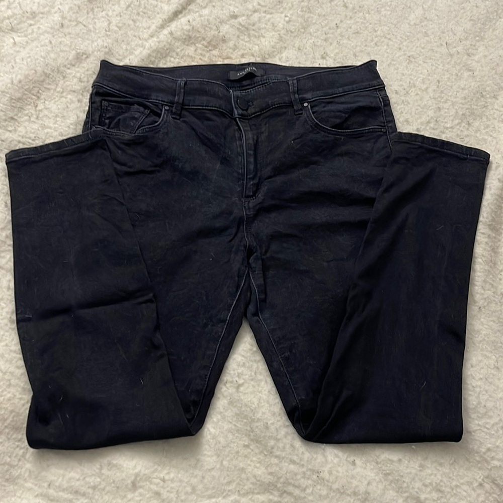 Black skinny denim